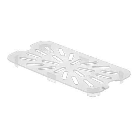 Égouttoir gastronorme en polypropylène GN 1/4 - 205x105x13mm - Matériel CHR Pro