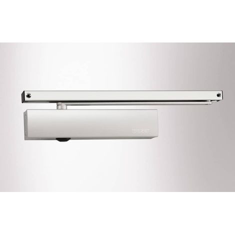 GEZE Türschließer TS 5000 Set mit Gleitschiene, Aluminium, silber (1/4)