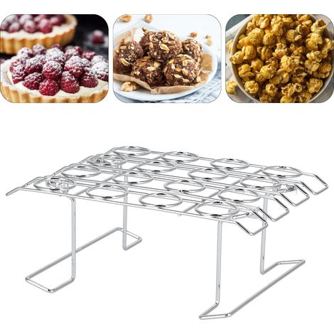 Zusammenklappbarer Präsentationsständer für Cupcakes und Eiswaffeln (16 Fächer). (1/5)
