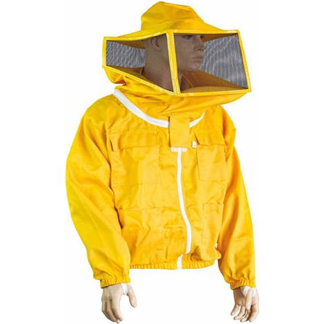 Camiciotto con maschera quadrata e zip tg. L