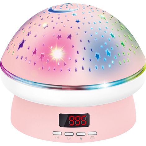 Ce projecteur d'étoiles à minuterie avec télécommande est doté d'une lampe de projection rotative et peut également être utilisé comme lampe de chevet, ce qui le rend adapté aux enfants, garçons et fi (1/5)