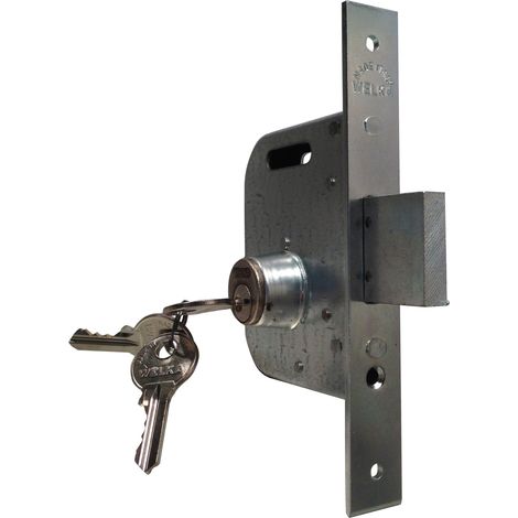Serrure pour portail 2 voies 45 mm
