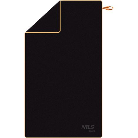 Mikrofaserhandtuch 180X100 Cm Schwarz Orange