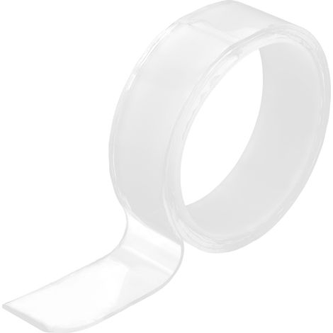 Ruban adhésif double face multi-usages, sans couture, amovible et lavable pour une utilisation intérieure et extérieure (1 m 3,3 pi) (1/5)