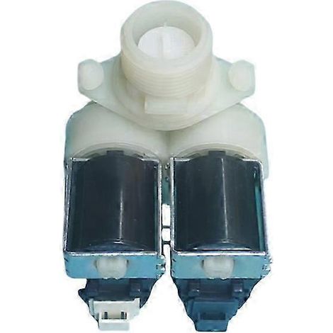 Accessoires pour lave-linge : électrovanne double pour tambour (une entrée et deux sorties) compatible avec JINLING/MEILING/BEKO/Electrolux 2025 (1/4)