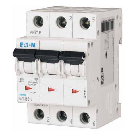 Disjoncteur Eaton Eaton Moeller 3P, 12A, montage rail DIN ( Prix pour 1 ) (1/2)