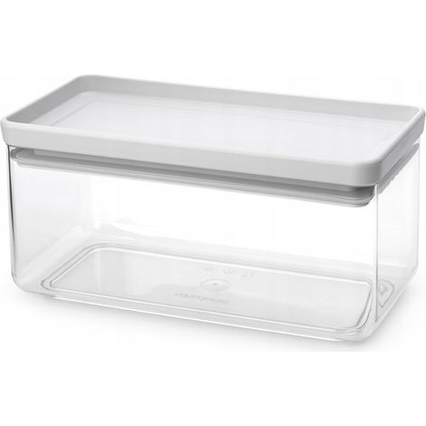Brabantia - Boîte de cuisine rectangulaire - 1,5 l - Gris clair 1 pièce (1/5)