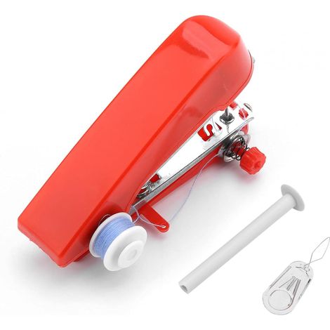 Machine à Coudre à Main, Mini Machine à Coudre avec métal, Machine à Coudre de Poche pour Les Voyages à Domicile (1/5)