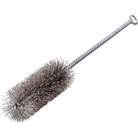 Brosse cylindrique L.300mm D.4mm 0,10mm Fil d'acier Garniture-L.100mm 10 LESSMANN (1/2)