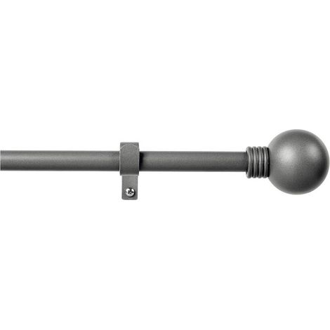 Gardinenstangen-Set, ausziehbarer Ring, von 160 bis 300 cm, Blei  Stor Planet 68288