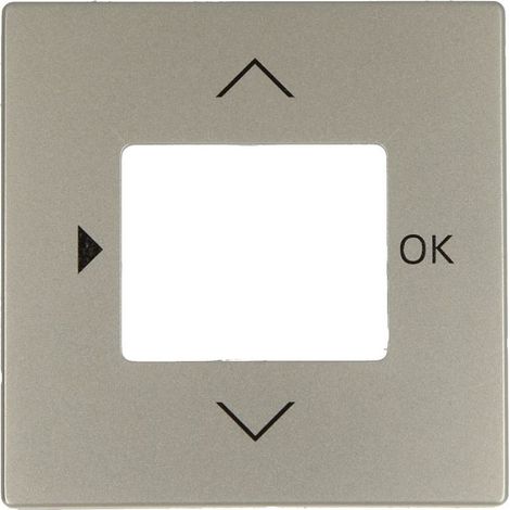 Busch Jaeger pur edelstahl Abdeckung für 6435-866 Timer Edelstahl für Komfort 6455 und Standard-Timer-Bedienelement 6456