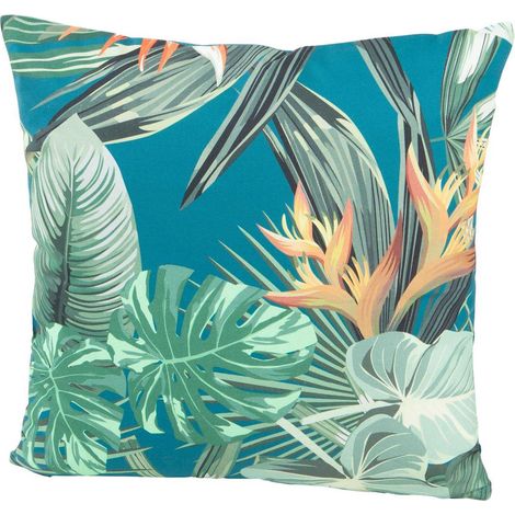 Coussin en coton imprimé 45 x 45 cm (1/4)