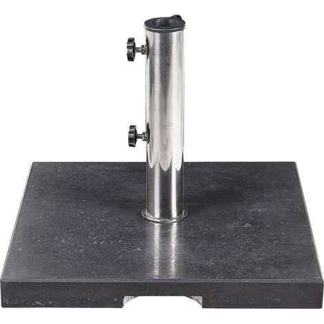 Base per ombrellone in granito nero 45 x 45 cm Ceggia