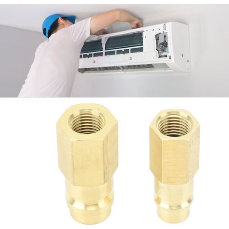 Adaptateur de climatiseur R134A, convertisseur haute/basse tension, adaptateur 1/4 SAE (1/5)