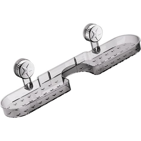 Estante de ducha de pared sin taladrar, con ventosa.