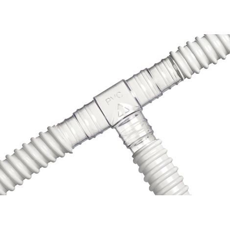 Axelair – Té de dérivation pour tuyau spiralé diamètre 16/18/20 mm – Gaine VMC résistante – Pour installations VMC – Assemblage rapide et étanche