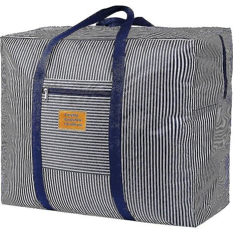 Housses de rangement avec fermeture éclair, sac de stockage pour couette, grands sacs pour vêtements, linge de lit, couvre-lit, couvertures, déménagement, en tissu renforcé (1/5)