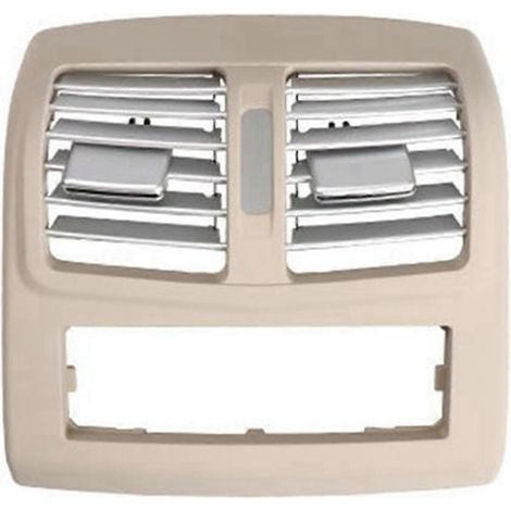 Grille de ventilation arrière pour console centrale de voiture Mercedes-Benz Classe E W212 (2009-2014), référence 2128300454, beige. (1/5)
