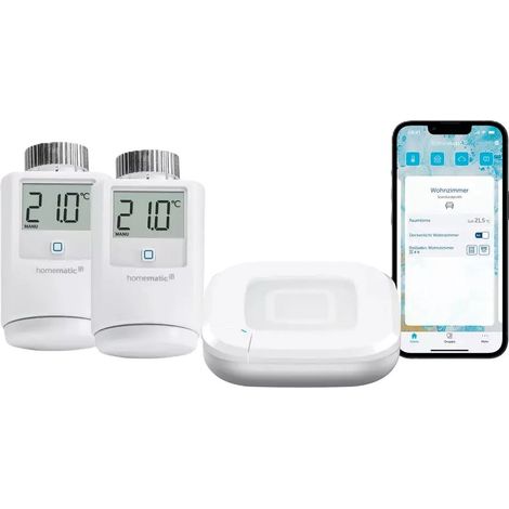 Thermostat eq3 homematic ip starter bundle contrôle application économie énergie (1/3)
