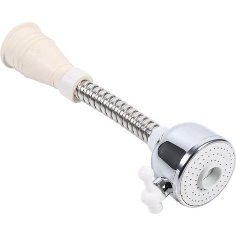 Douchette flexible pour robinet, aérateur pivotant pour robinet, support de douchette, buse de robinet de cuisine rotative à 360° pour économiser l'eau (1/5)