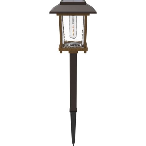 Lampe solaire extérieure en acier inoxydable style moderne européen, allumage automatique nocturne, étanche pour jardin et villa - HW-6203 (1/5)