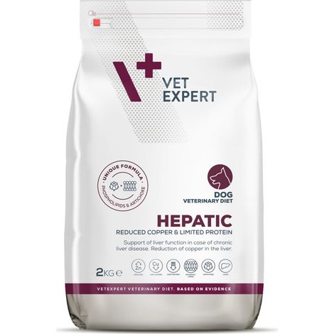 VET EXPERT Veterinary Diet Hepatic Dog - dry dog food - 2kg (1/4)