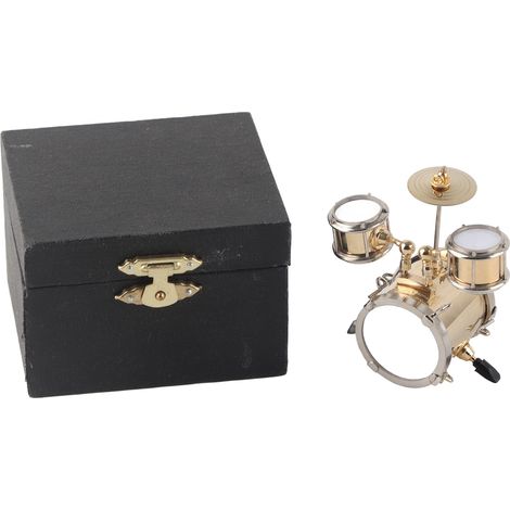 Miniature Kit de Batterie Musicale Ornement Cadeau pour Batteur (1/5)
