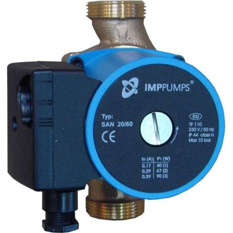 IMP SAN 20/40-130 Umwälzpumpe 3-Gang Brauchwasserpumpe 979521766