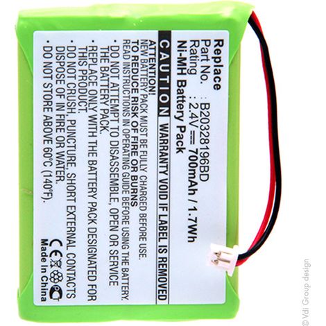 NX - Batterie téléphone 2.4V 700mAh - B20328196BDNOT HAS PART NUMBER0 (1/4)