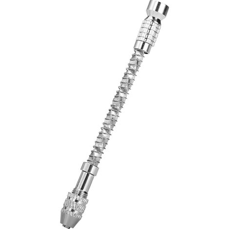 Kit de micro-perçage portable avec mini perceuse à main et 20 forets hélicoïdaux 0,3-1,6 mm pour travaux de précision (1/5)