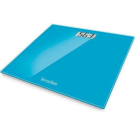 Elettronica - fino a 150 Kg - graduazione 100 G - display LCD 30 mm - blu - Terraillon