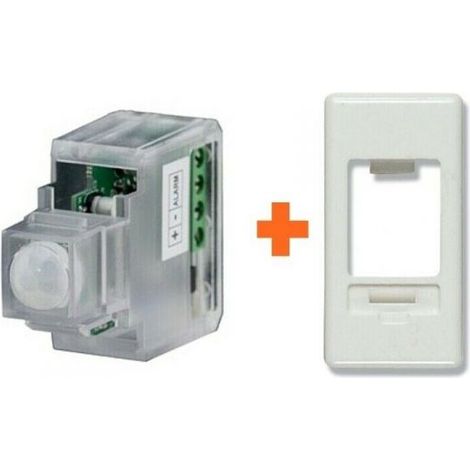 CSI Keystone sensore infrarossi 12V incasso filare compatibile Gewiss System Bianca