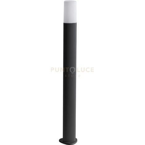PALETTO POU-83 COLORE NERO H.80CM 1 LUCE ATTACCO E27 IP44