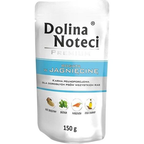 Dolina Noteci Premium Nassfutter für Hunde mit Lammanteil, 30 x 150 g