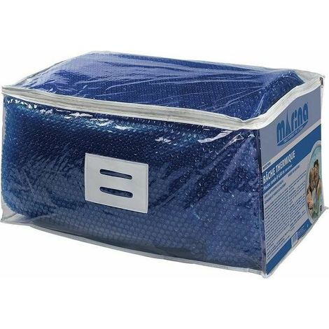 Housse à bulles pour piscine ronde – Épaisseur 180 µm – Diamètre 5,50 m – Protection solaire et isolation thermique – Compatible avec piscines hors-sol et enterrées (1/2)