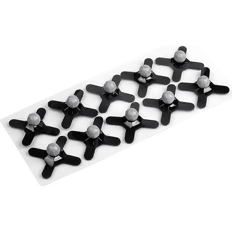 Marqueurs réfléchissants infrarouges optiques 9 mm (10 billes) à coller en forme de croix pour la capture de mouvement, l'animation 3D et le suivi VR. (1/5)