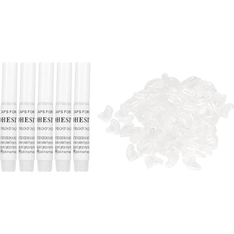 100 pièces doux pour animaux de compagnie chat ongles capuchons couverture sûre anti-rayures chien patte griffe protecteur couvertures blanc L (1/5)