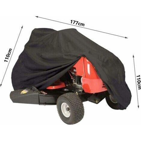 Tondeuse à gazon accessoires étanche crème solaire tracteur tondeuse à gazon couverture 177110110cm (1/4)