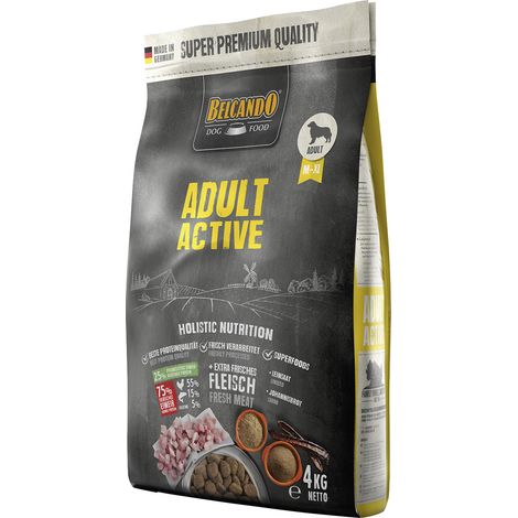Belcando Hundetrockenfutter Adult Active 4 kg Geflügel Trockenfutter Hunde