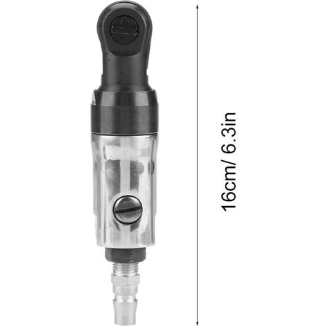 Clé à cliquet pneumatique à tête carrée 3/8", sens de rotation avant et arrière, clé à cliquet pneumatique ultra-mini (1/5)