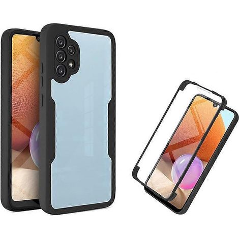 Pour Samsung Galaxy A32 4G Acrylique + TPU 360 degrés couverture complète Coque de téléphone antichoc (1/4)