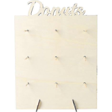 Donutständer aus Holz, Donuthalter, Dekoration für Geburtstag, Hochzeit, Bankett (1/2)