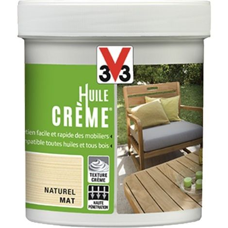 Huile crème V33 Naturel 0,5 L (1/3)