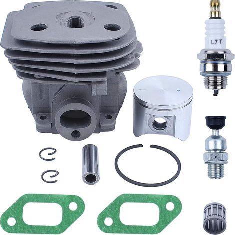 Kit de piston de cylindre 47 mm pour tronçonneuse Husqvarna 359 357XP 357 avec port de décompression (1/5)