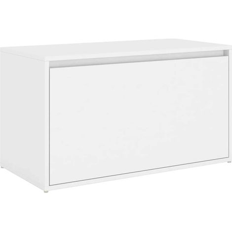Maison Exclusive - Flurbank 80x40x45 cm Weiß Holzwerkstoff (1/5)