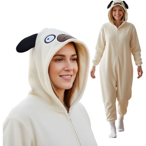 Pijama Mono Kigurumi Disfraz Pug XL: 175 - 185cm (1/5)