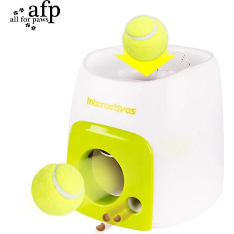 Machine à rouler les balles pour chiens, machine interactive à rouler les balles de tennis utilisable en intérieur comme en extérieur pour votre animal de compagnie (1/5)
