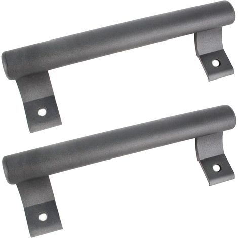 (2 pièces Poignée de porte coulissante en aluminium de 8", poignée métallique moderne pour les portes vitrées de balcon, les portes coulissantes de salle de bain, etc. (1/5)