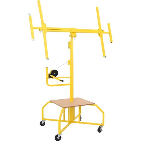 Plasterboard Lifter Manual Yellow 300 x 107 x 330 cm Steel vidaXL