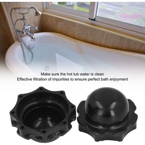 Bouchons de filtre pour spa gonflable - 2PCS ABS - Anti-fuite et haute compatibilité (1/5)